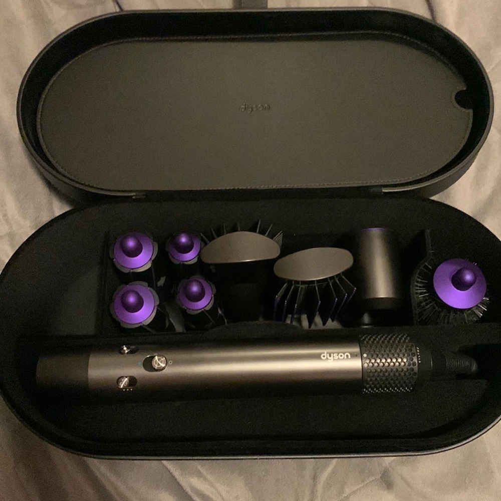 Dyson Airwrap with 8 Attachments and Storage Case